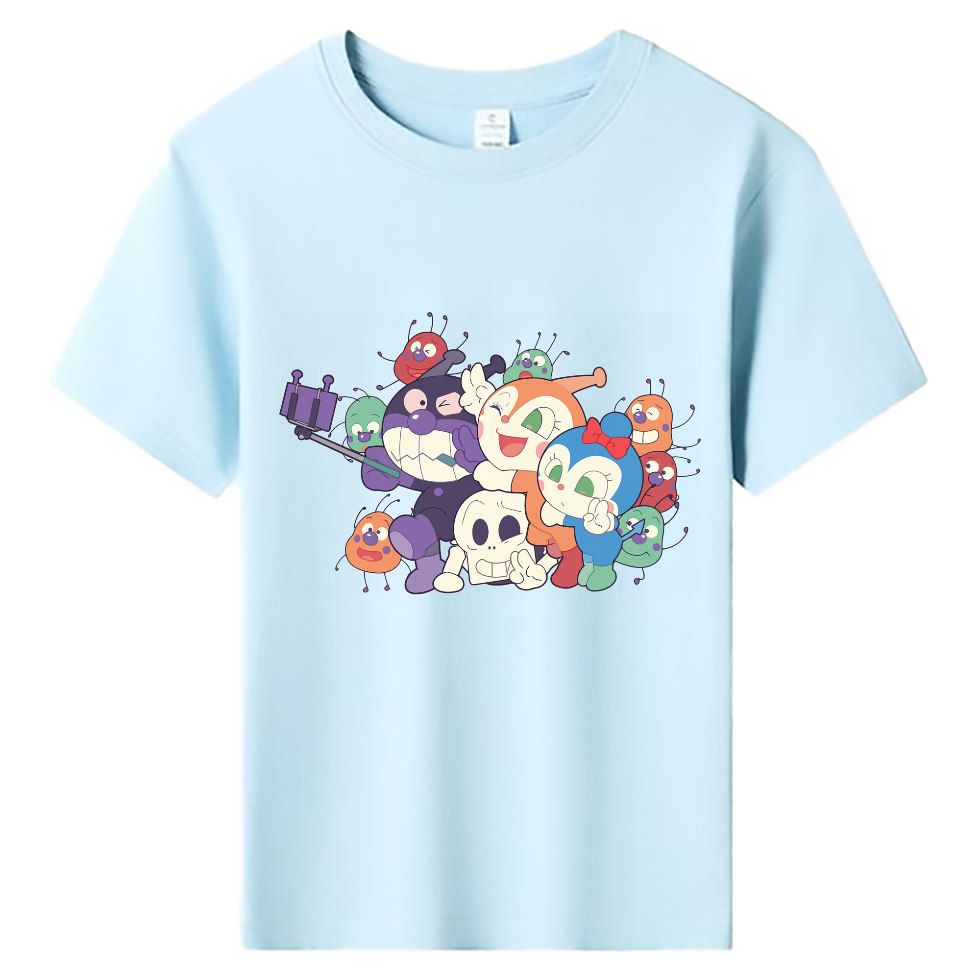 （画像用） アンパンマン Anpanman 綿100％キッズTシャツ（フロントプリント）